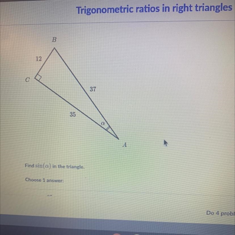 Find the sin in the triangle-example-1