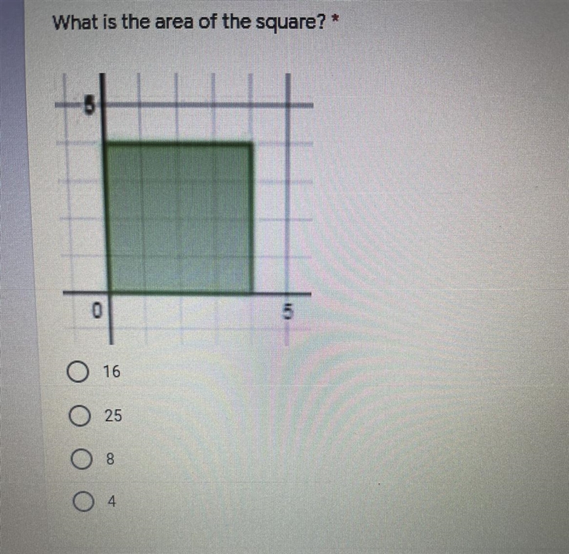 What is the area of the square?-example-1