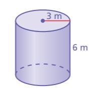 Find the volume of the cylinder. Round your answer to the nearest tenth.-example-1