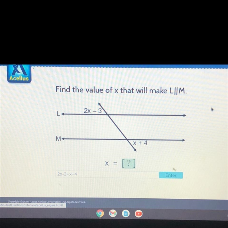 Help me find the value of x and explain if you can :) thank you!-example-1