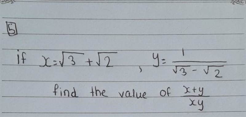 Find the value of (x + y)/(xy) ​-example-1