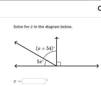 Solve for xxx in the diagram below.-example-1