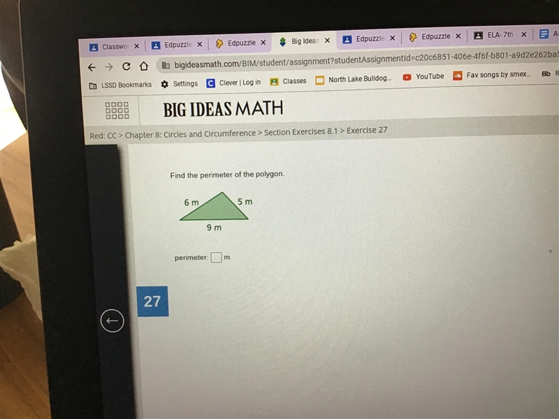 Find perimeter of polygon : Pls explain answer-example-1