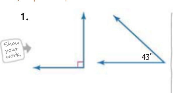 1. Identify each pair of angles as complimentary, supplementary, or neither.-example-1