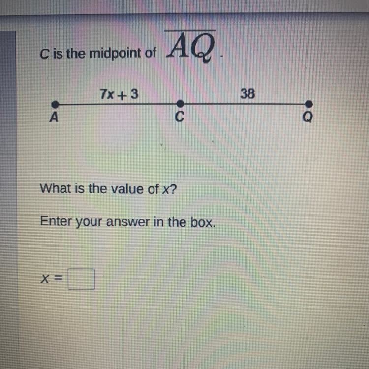 What is the value of X enter your answer in the box-example-1