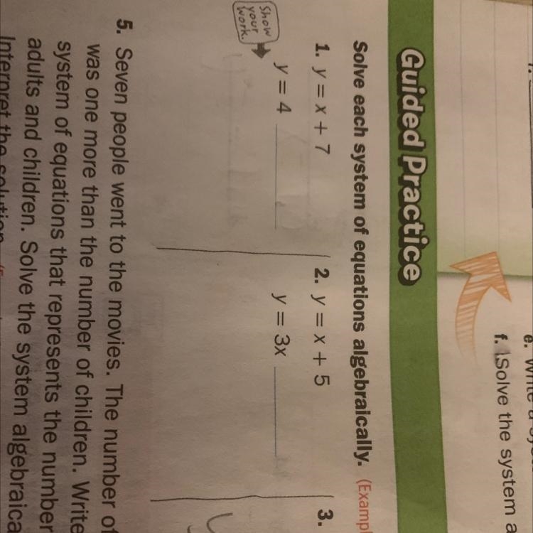 Need those done by 33 minutes you have to use system of equations substitution thank-example-1