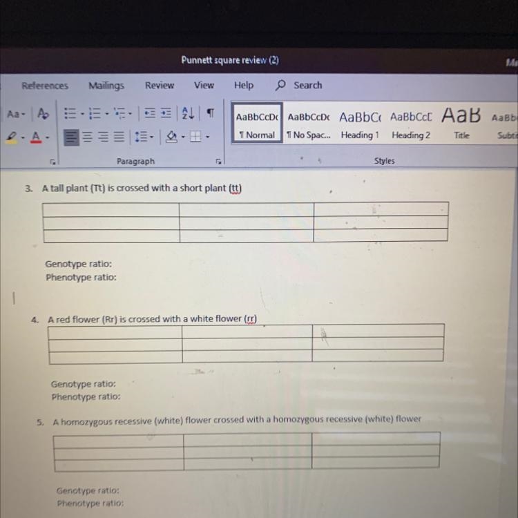 Please help:( Punnett squares need help with these three, if anybody can help id really-example-1