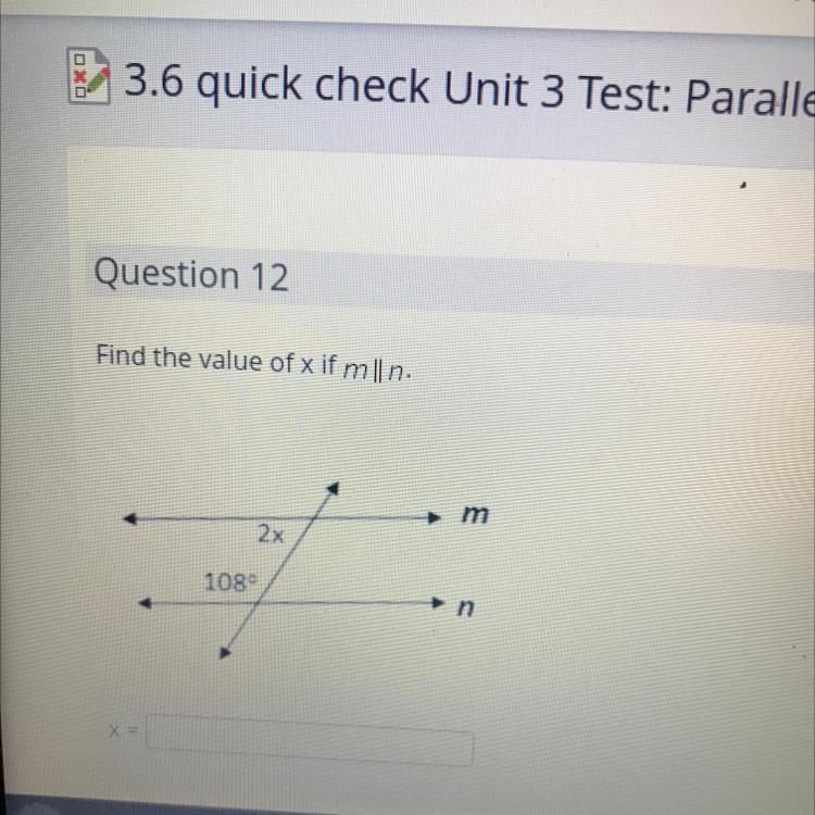 Find the value of x pls help-example-1