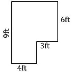 Find the area of each composite figure. Round to the nearest TENTH if necessary.-example-1