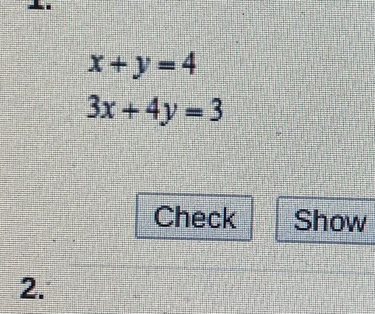 Help and explain !!!!( Solve using the substitute method )-example-1