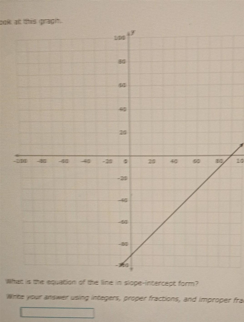 what is the equation of the line in slope-inr except form.write your answer using-example-1