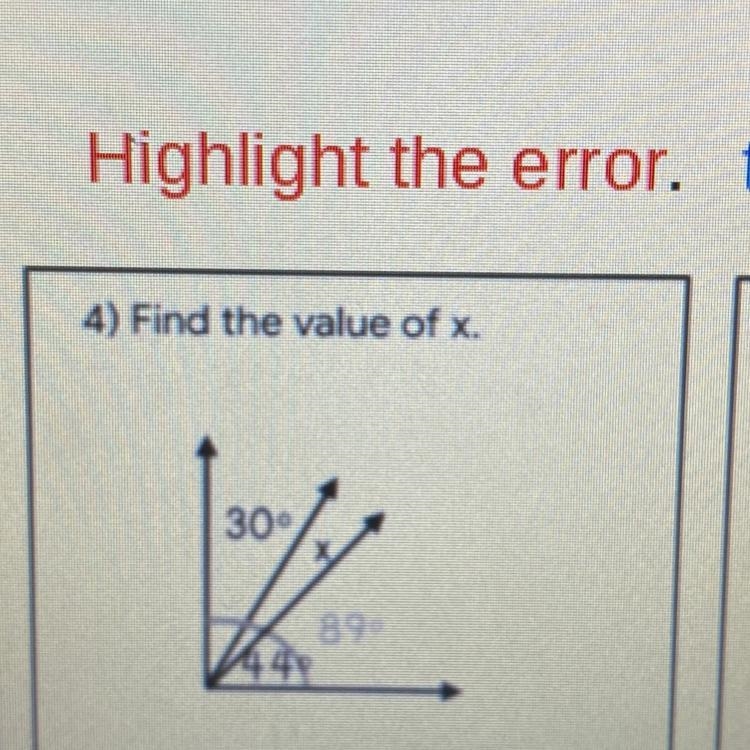 I need to find the value of x-example-1