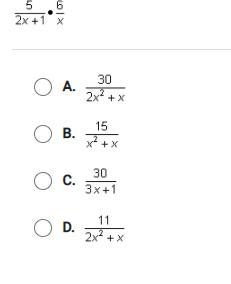 Which of the following is the quotient of the rational expressions shown below?-example-1