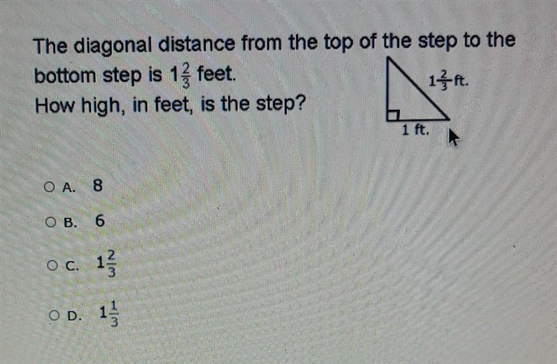 The diagram below shows a stair which is 1 foot deep. mark as brilliant! help​-example-1