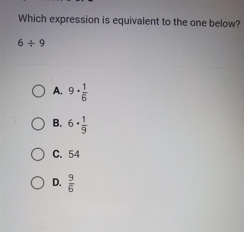 Which expression is equivalent to the one below ​-example-1