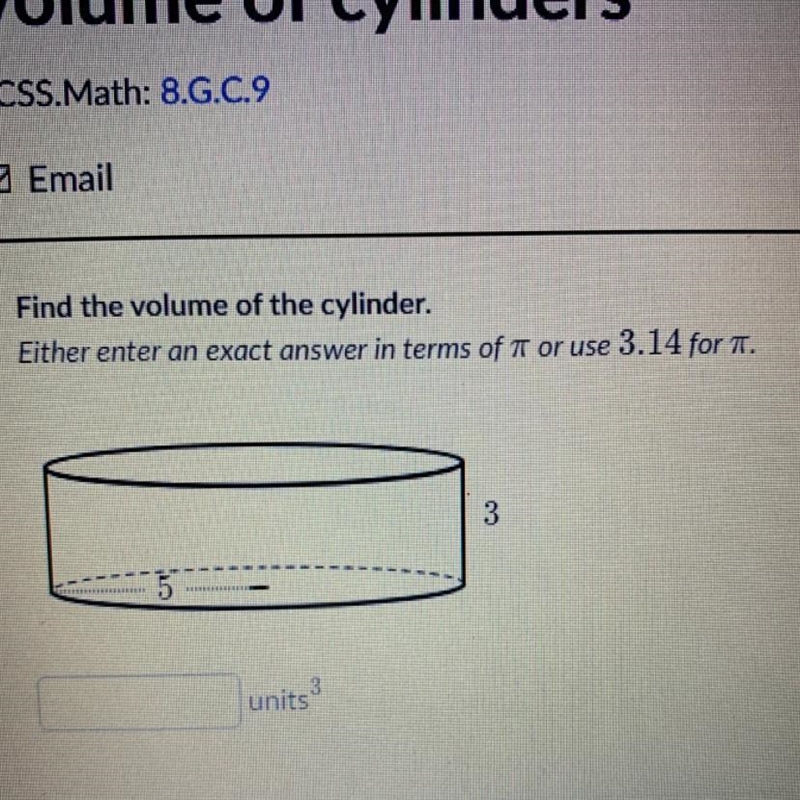 Either enter an exact answer in terms of . or use 3.14 for .-example-1