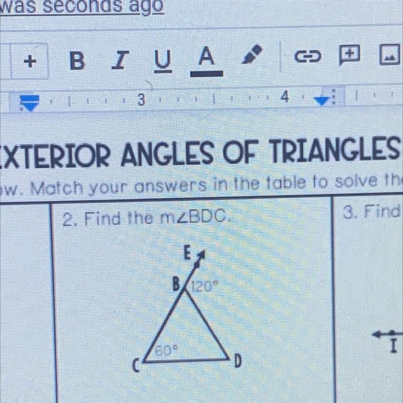 Find the m Exterior angle of triangle-example-1