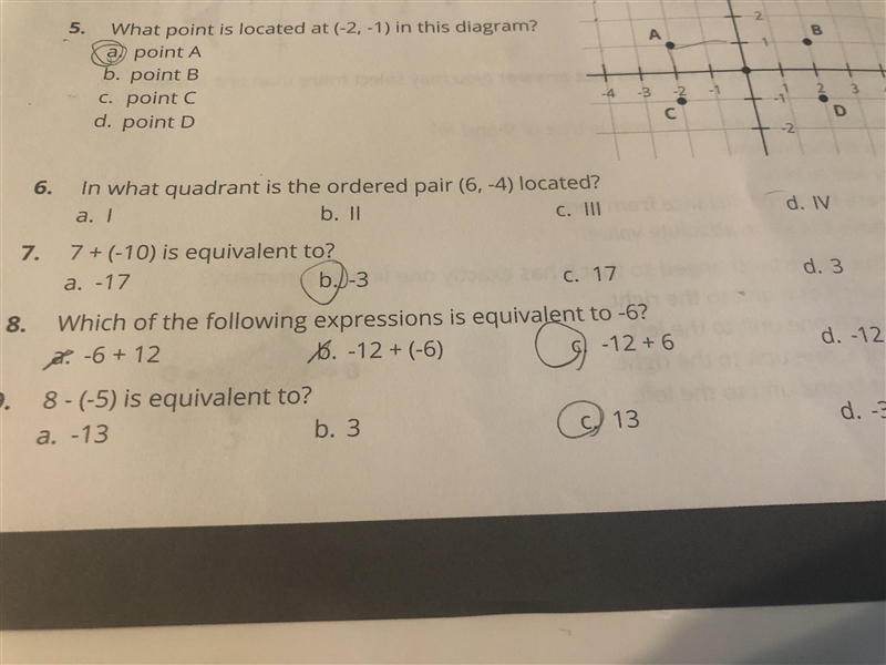 Pls answer number 6 fast pls someone help-example-1