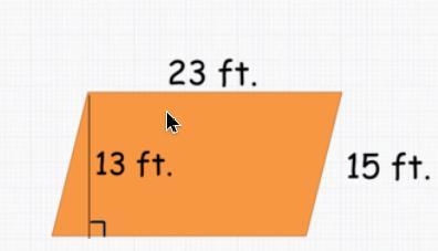 Find the area of the parallelogram-example-1