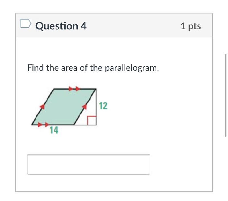 Find the area of the parallelogram.-example-1