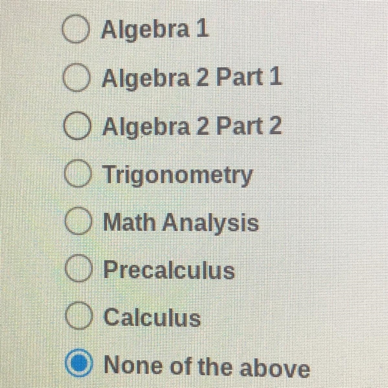 Which one of these would be geometry or is it none of the above.-example-1