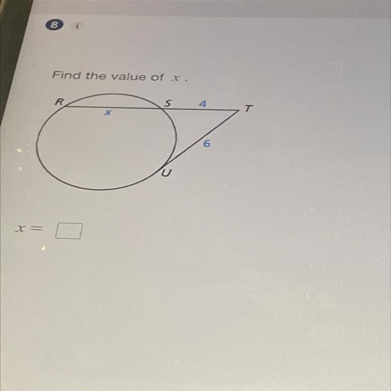 Find the value of x.-example-1