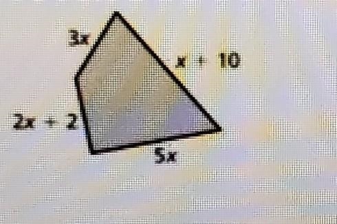 Write an expression in simplest form that represents the perimeter of the polygon-example-1