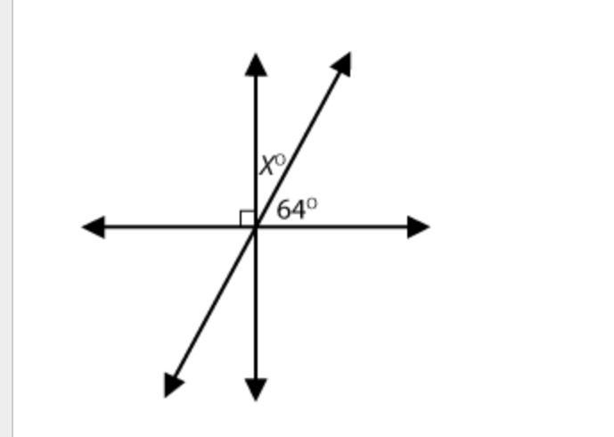 What is the value of x? Enter your answer in the box. x =-example-1