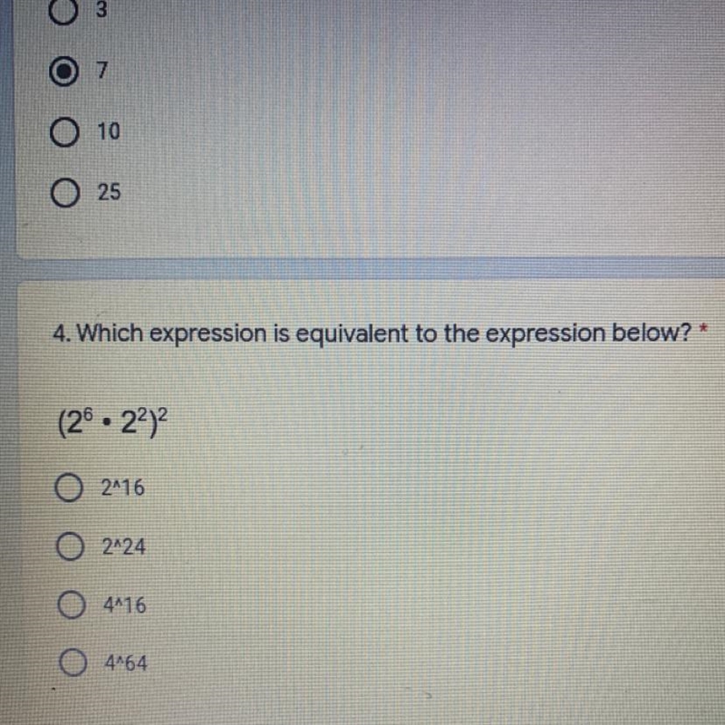 Which expression is equivalent to the expression below?-example-1