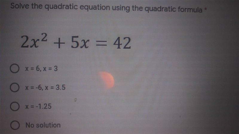 Solve using quadraric formula 3-example-1