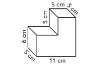 SHORT ANSWER: What is the volume of the irregular shaped prism? Explain how you found-example-1