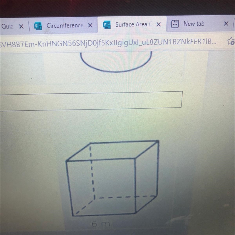 PLZ HELP FAST IN HAVE TO FIND THE SURFACE AREA OF A 3D SHAPE-example-1