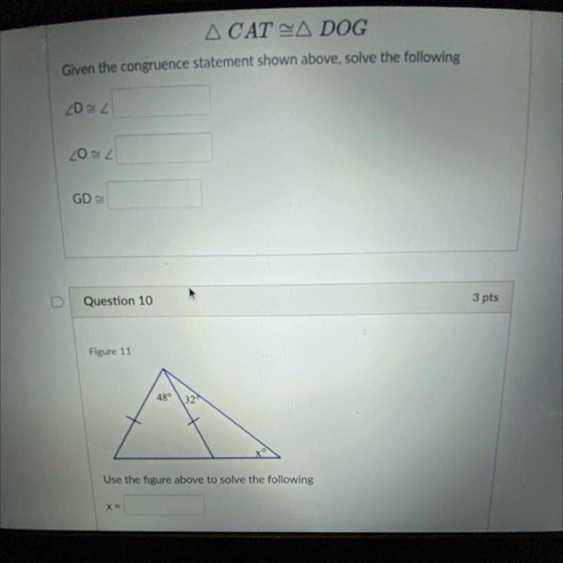 Need help on both of these for geometry-example-1