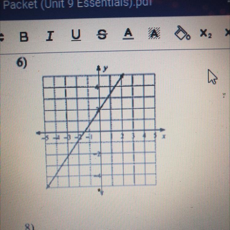 I NEED THE SLOPE INTERCEPT FORM, ITS DUE BY 12-example-1