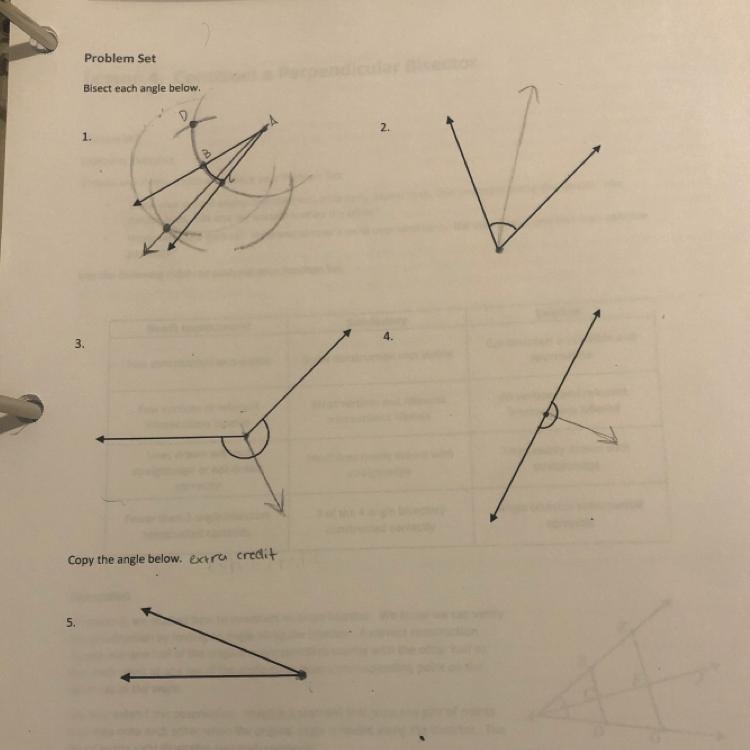 Please anything helps. Bisect each angle below (Don’t know what I was doing on the-example-1