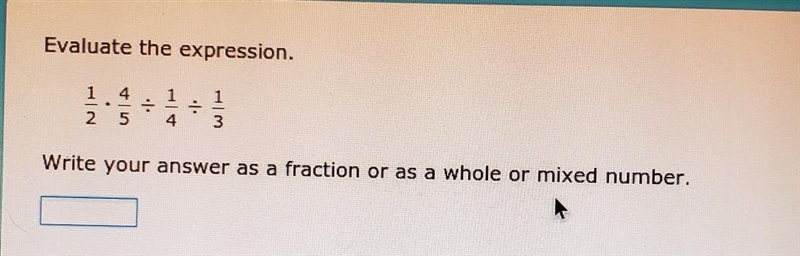 PLSSS HELPPPPP- Evaluate the expression. 1 1 4 25 3 Write your answer as a fraction-example-1