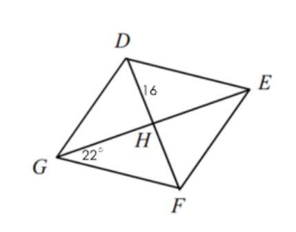 Given=42and=16, find DG. (help fast please) A. 38.8 B.26.4 C.44.9 D.13.6-example-1