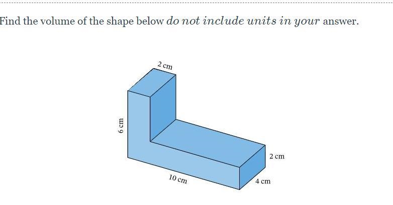 Find the volume of the shape below-example-1