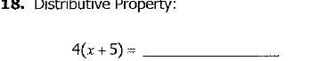 Apply distributive property to the following expression-example-1