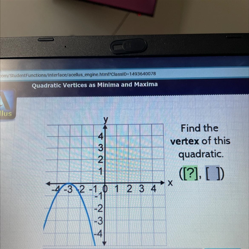 Find the vertex of this quadratic.-example-1