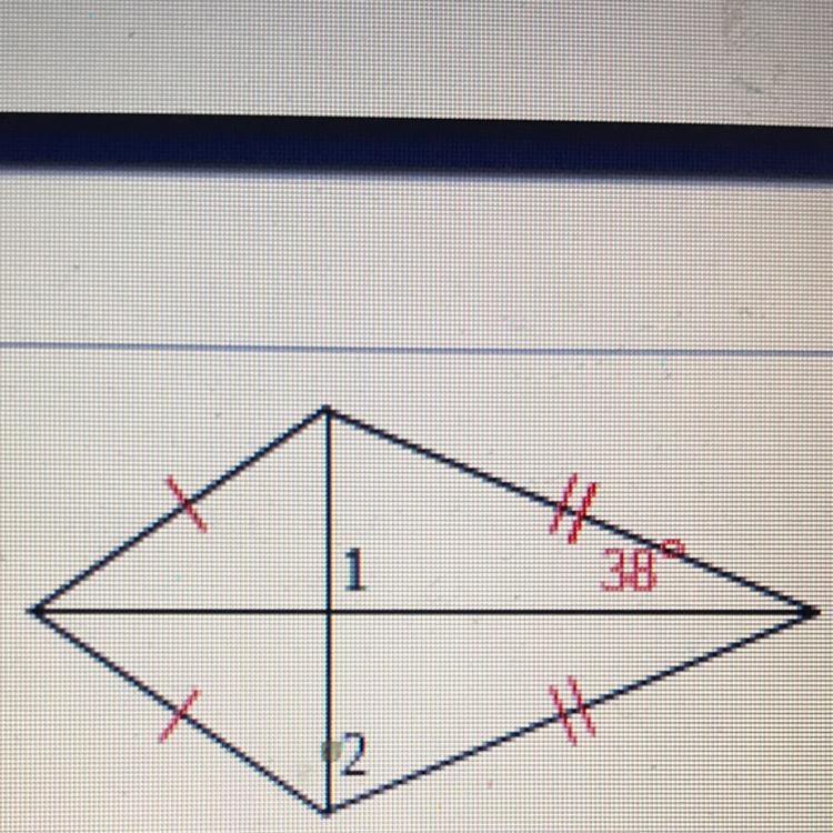 Find the measures of the numbered angles in the kite.-example-1