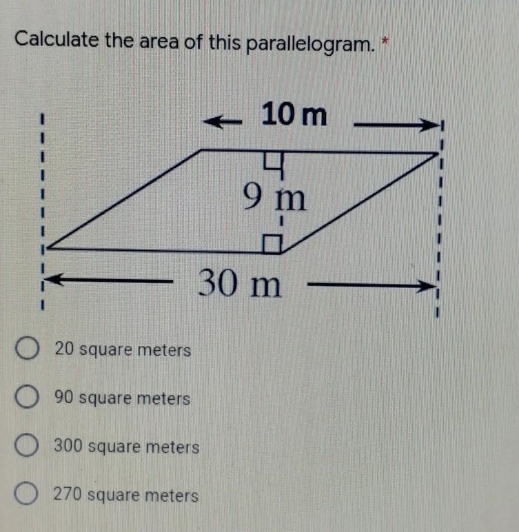 Calculate the area of this parallelogram. can someone solve this please!!​-example-1