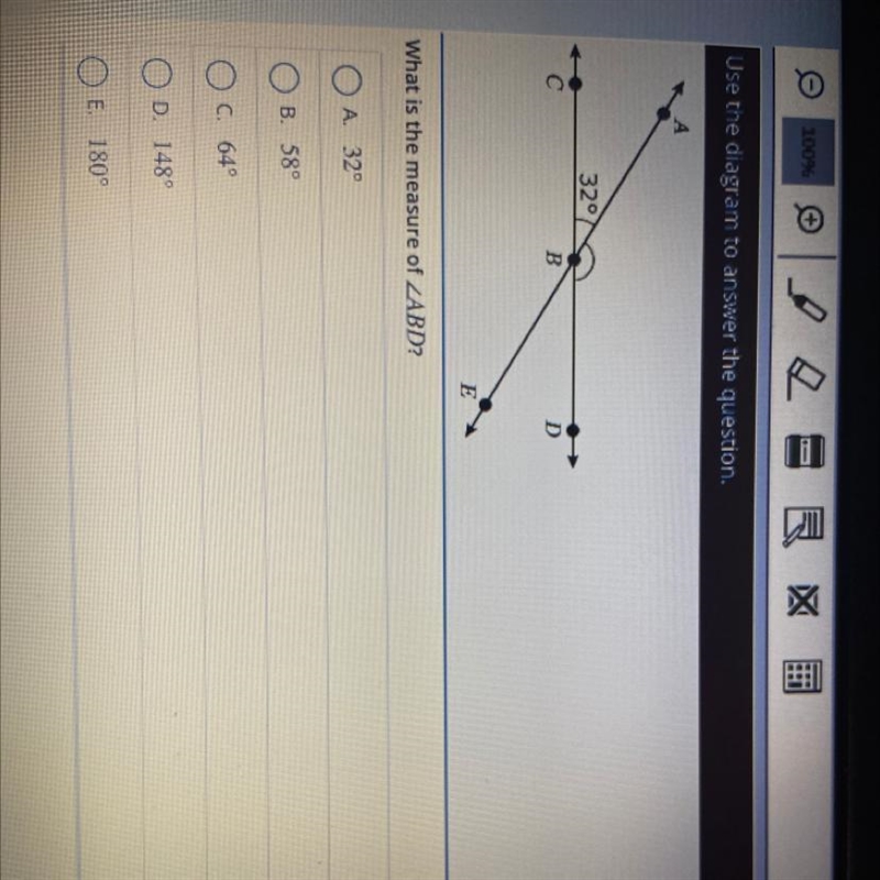 What is the measure of-example-1