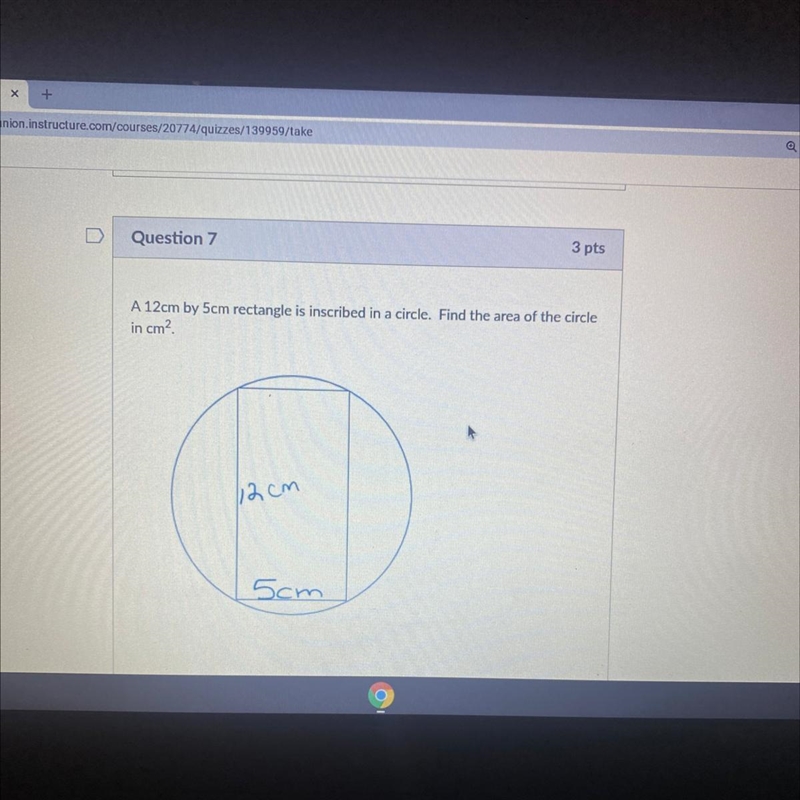 A. 13 π B. 6.5 π C. 42.25 π D. 60 π-example-1