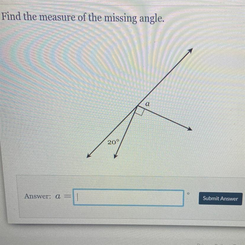 Can someone explain how i find the missing angle on this thing-example-1