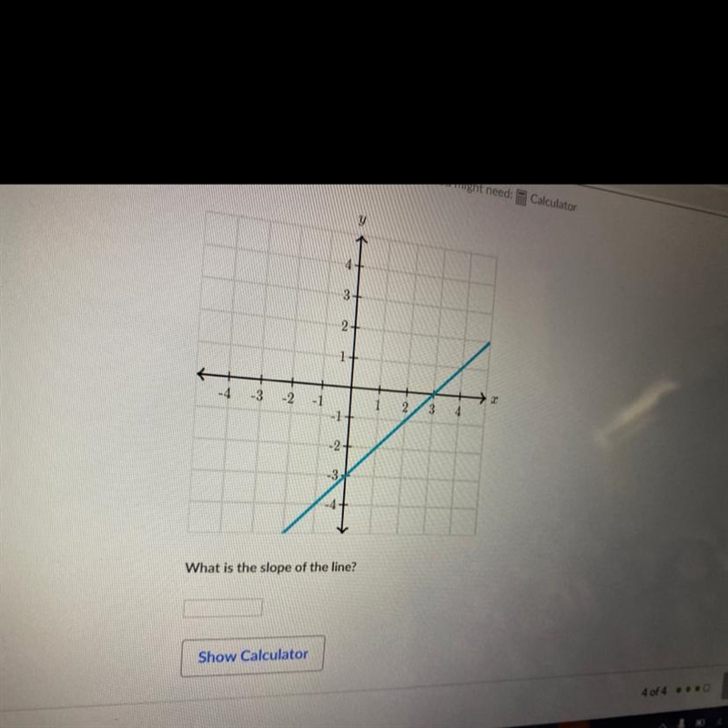 What is the slope of the line??? Please help!-example-1