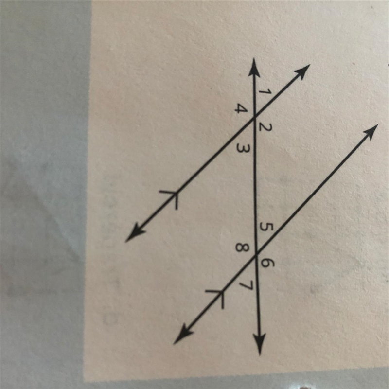 How to identify pairs of angles-example-1