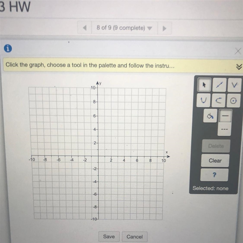 Graph the equation. y= - 2x + 4-example-1