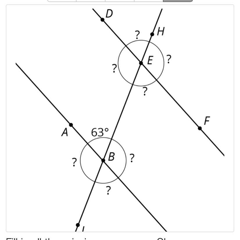 Fill in all the missing measures. Show your work.-example-1