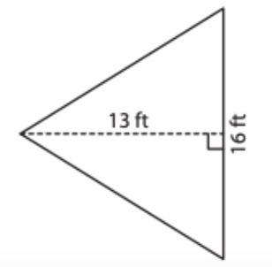 Find the area of the triangle below!!!-example-1